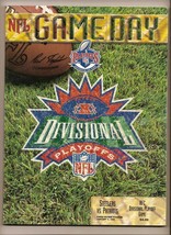 1997 NFL AFC NFC Playoffs Game Program Steelers Patriots - £34.91 GBP