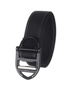 Men&#39;s Nylon Ratchet Belt, No Holes Full Adjustable Web Utility Belt for ... - £32.09 GBP