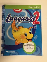 A Beka Language 2 Seatwork Text Teacher Key 3rd Edition 2013 Grammar Wri... - $3.75