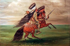 George Catlin Crow Indian He Who Jumps Over All Giclee Art Print + Ships Free - £31.17 GBP+