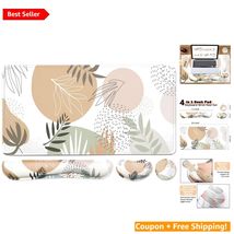 Minimalist Extended Mouse Pad &amp; Wrist Rest Set - 35.4in for Home Office ... - $36.58