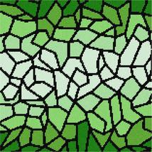 Pepita Needlepoint kit: Ombre Stained Glass Greens, 12&quot; x 12&quot; - £105.13 GBP+
