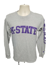 Kansas State University Wildcats Adult Small Gray Long Sleeve TShirt - £11.61 GBP