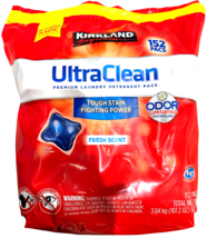 Kirkland Signature Ultra Clean Laundry Detergent Fresh Scent 152 Count 3... - $35.43