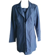 Women&#39;s Blue 2pc Sheath Dress and Topper Jacket Set Size 7 Juniors - £13.41 GBP