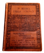 Dr. Ogilvie&#39;s English Dictionary by Dr. John ogilvie - Blackie &amp; Sons Pub - £30.07 GBP