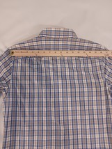 Abercrombie & Fitch Long Sleeve Button-down Collar Blue & Brown Men Shirt XS image 11