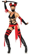 Halloween Women’s Costume Ninja Slayer Red/Black (a) - £112.85 GBP