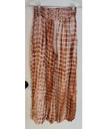 Womens S la miel Multicolor Tie Dye Cropped Wide Leg Casual Summer Loung... - $12.22 CAD