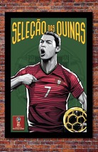 2018 World Cup Soccer Russia | TEAM PORTUGAL Poster | 13 x 19 inches - £11.90 GBP