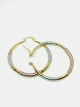 Round Hoop Earrings - £10.06 GBP