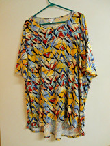 LulaRoe multi colored top   Size XL  Simply Comfortable - £13.56 GBP