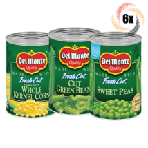 6x Cans Del Monte Quality Variety Flavor Vegetable Cans | 15oz | Mix &amp; M... - £20.88 GBP