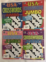 Lot of (4) Kappa USA Crosswords Jumbo Puzzle Books 2017/2022 - $21.95