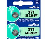 Murata 371 Battery SR920SW 1.55V Silver Oxide Watch Button Cell (10 Batt... - £2.49 GBP+