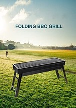 Jabells  Folding Portable Outdoor Barbeque Charcoal BBQ Grill Oven (Medium) Visi - £26.40 GBP