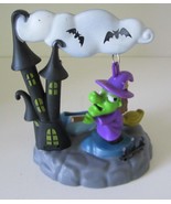 2017 FSG Solar Powered Halloween &quot;FLYING WITCH&quot; on Broomstick Figurine EUC - $10.75 CAD