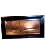 Antique Pastel Landscape Painting By Harry Linder (1886-1931) In Origina... - $232.60