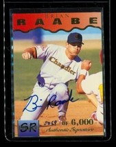 Vintage 1995 Signature Rookie Autograph Baseball Card #29 Brian Raabe Twins Le - £7.93 GBP
