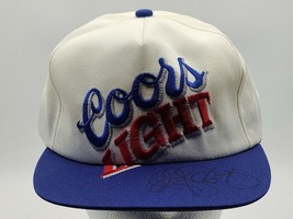 Vtg Kyle Petty Autographed Coors Light Snapback Trucker HAT/CAP, K-PRODUCTS Usa - £41.04 GBP