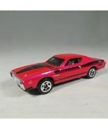Hotwheels 71’ Dodge Charger Red &amp; Black 2009 - £3.29 GBP