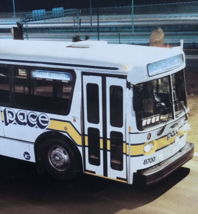 VTG 1988 PACE #8700 Orion VI 40&#39; Bus 8x10 Info Spec Card Photo - £17.31 GBP