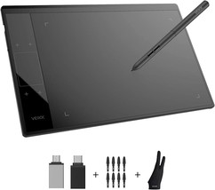 Veikk A30 V2 Drawing Tablet 10X6 Inch Graphics Tablet With Battery-Free Pen And - £48.48 GBP