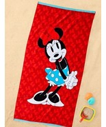 DISNEY Licensed Character Beach Towel ~ 34&quot; x 64&quot; ~ MINNIE MOUSE ~ 100% ... - $47.66 CAD