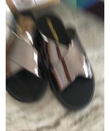 electric karma sandals 6 bickle pewter - $29.56
