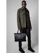 Zadig &amp; Voltaire Twin&#39;s Zip Large Bag  Black Leather, NEW Missing Chain ... - $7,243.77 MXN