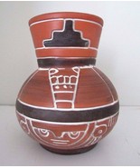 Vintage Handmade Pot~Signed by Artist &amp; MEXICO~Perfect Condition~Collect... - $67.49
