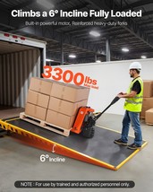 Electric Pallet Jack 3300 lbs Pallet Jack Truck with 48L x 27W Inch Forks - $2,170.49