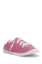 MIA Archie Girls Low Top Lace Up Sneakers Size US 5 Pink Geometric Canvas - £10.63 GBP