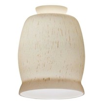 Lithonia Lighting Beige Rain Drop Pattern Glass Shade for LED Mini Pendant - £12.41 GBP