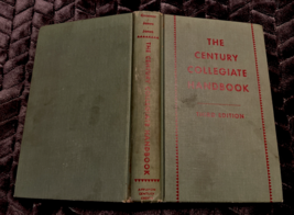 Vtg Century Collegiate Handbook HC Grammar Writing Reference 1950 Greeve... - $29.40