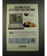 1995 Toshiba T2150CD Satellite Pro Laptop Advertisement - £14.55 GBP