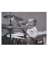 Baby on Drums - Blank Card - £2.59 GBP