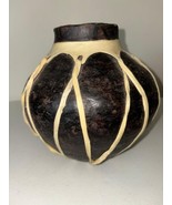 Vintage  Tarahumara Native Tribe Mexico Pottery Water Jug Sinew - $44.55