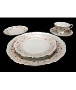 Mitterteich 5-Pc. Place Setting, &quot;Lady Claire&quot; Floral Pattern, 1930s Bav... - £23.46 GBP