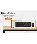 IntekView Bilingual Canadian Keyboard and Mouse Wireless - Black - KM100WL - $24.63