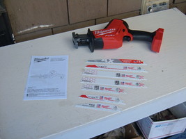 Milwaukee M18 18v 2719-20 FUEL hackzall, Bare tool with 7 USA blades and... - $136.00