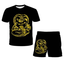Cobra kai 3d children s suit clothes boys and girls t shirt casual personalized clothes thumb200