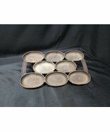 1800s N. WATERMAN PAT APRIL 1859 cast iron CORNBREAD MUFFIN 8 cup PAN #5 - $39.99