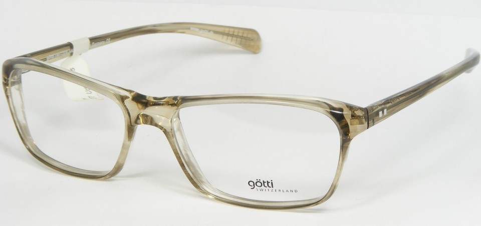 Gotti UDO HBH TRANSPARENT LIGHT KHAKI EYEGLASSES GLASSES FRAME 52-15-138mm - $135.61