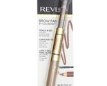 Revlon ColorStay Brow Fantasy Eyebrow 2-in-1 Gel &amp; Pencil, #104 - Dark B... - £6.04 GBP