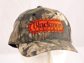 OC Mossy Oak Camouflage Outdoor cap adjustable Blackmon Auctions logo hat - £12.75 GBP