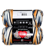 2 Yarnspirations Red Heart Granny Square Soft White Peachy Keen Medium A... - $605.17 MXN