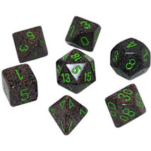 D7 Die Set Dice Speckled Poly (7 Dice) - Earth - £42.09 GBP