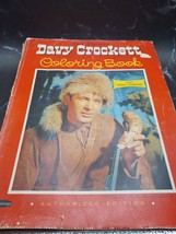 Vintage Walt Disney Davy Crockett King Of The Wild Frontier Coloring Boo... - £12.78 GBP