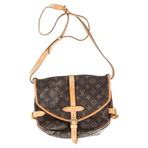 Louis Vuitton Saumur 30 Monogram Shoulder Bag In Coated Canvas Women Br One Size - $547.20